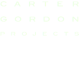 C A R T E R G O R D O N P R O J E C T S 